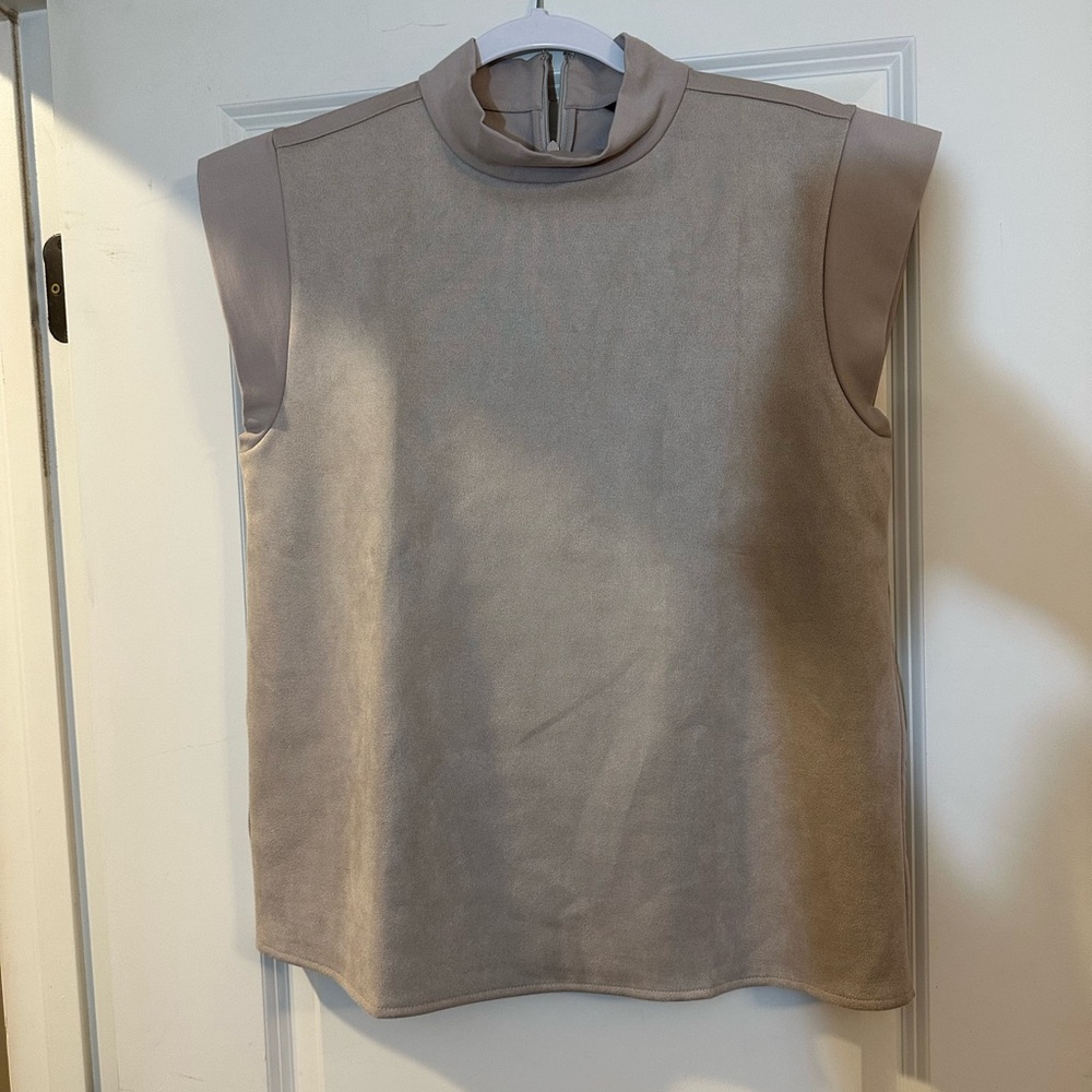 Ann Taylor Suede Top